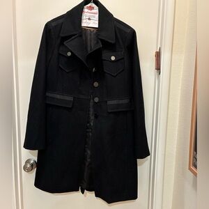 Kenneth Cole Black Trench Coat